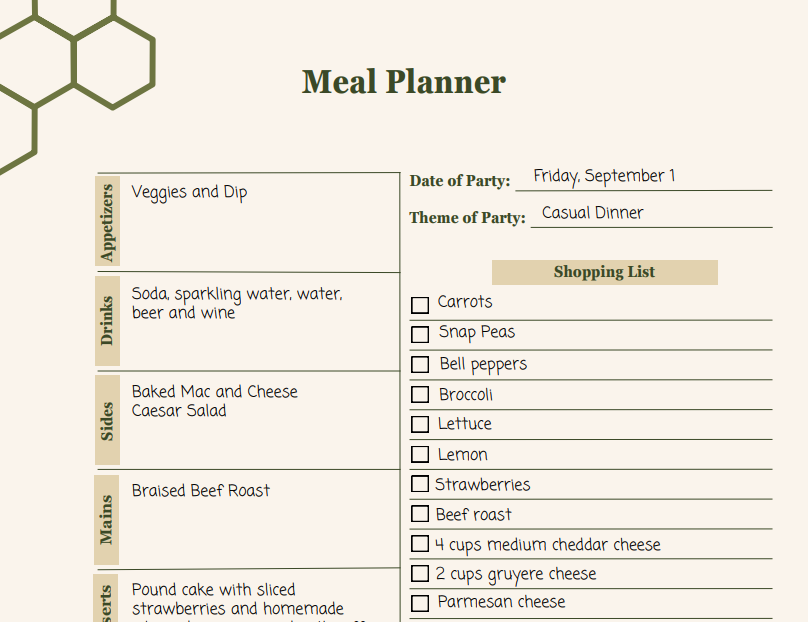 Happy, Hassle-Free Hosting Guide - meal-planner-example