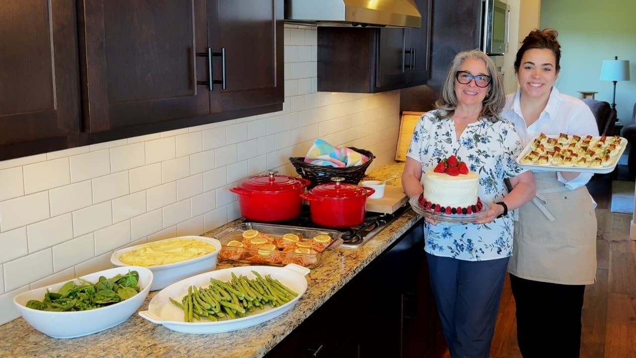 Cover Image for Youtube video: Making a Beautiful Spring Dinner to Celebrate the Ones We LOVE!