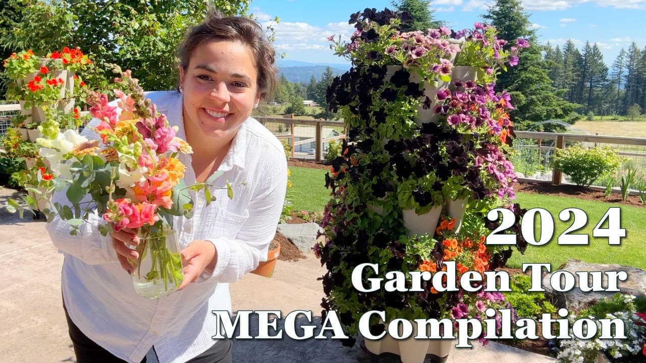 Cover Image for Youtube video: A look back at our 2024 Garden! | Massive Garden Tour Compilation