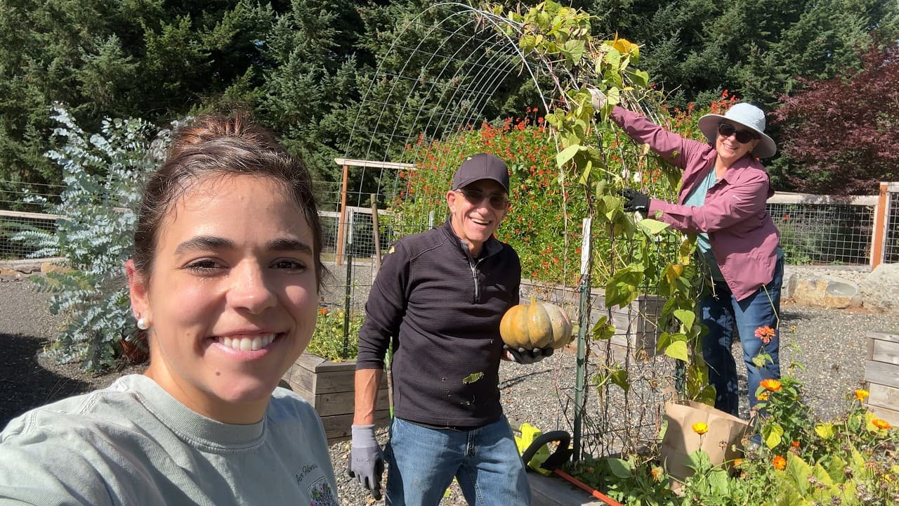 Cover Image for Youtube video: Mom, Dad & Me vs. An Overgrown Garden | MASSIVE Fall Cleanup!