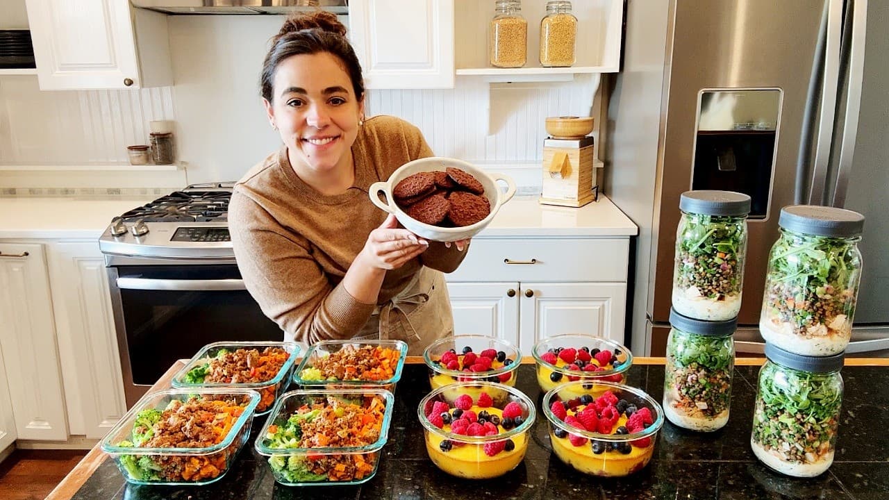 Cover Image for Youtube video: Prepping for an Easy Week with High-Protein, High-Fiber Meals