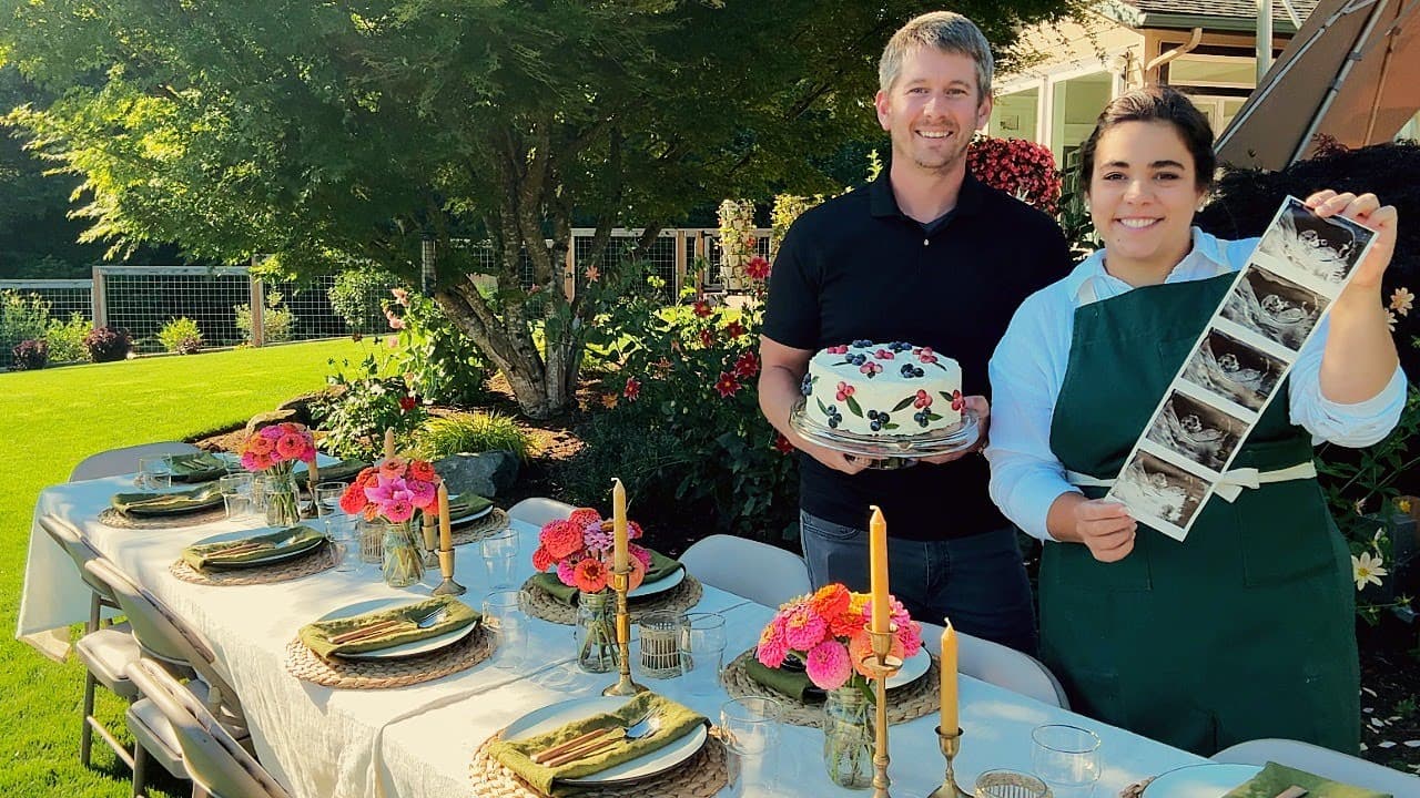 Cover Image for Youtube video: Having a Summer Garden Party to Celebrate Baby #2 Coming 2026! Plus a Gender Reveal!