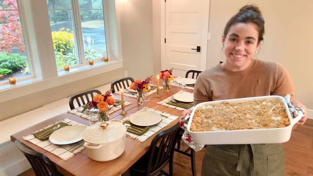 Cover Image for Youtube video: The Coziest Fall Dinner on the Perfect Rainy Day