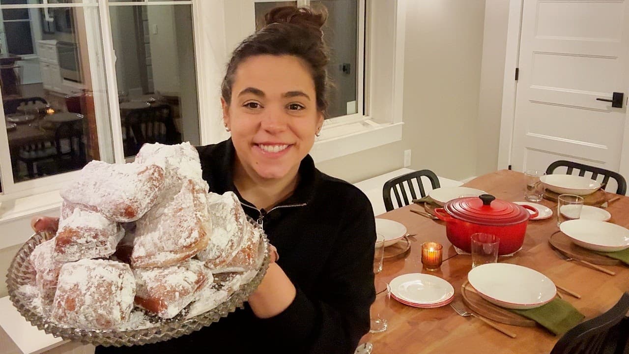 Cover Image for Youtube video: A Full New Orleans Inspired Dinner all from Scratch! Gumbo, Beignets and MORE!!